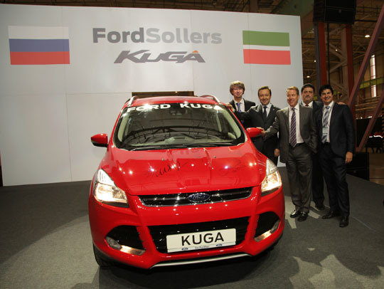 Kuga CKD Job 1 in Russia.JPG